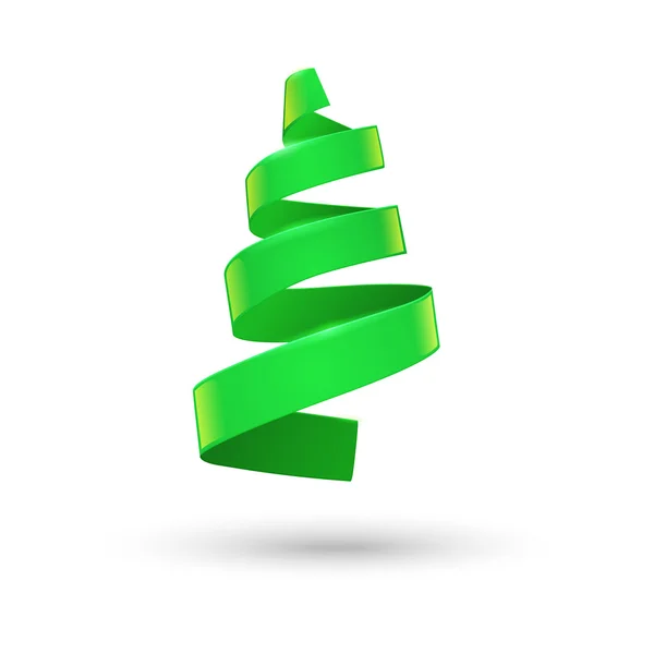 Árbol de Navidad decorativo. — Vector de stock