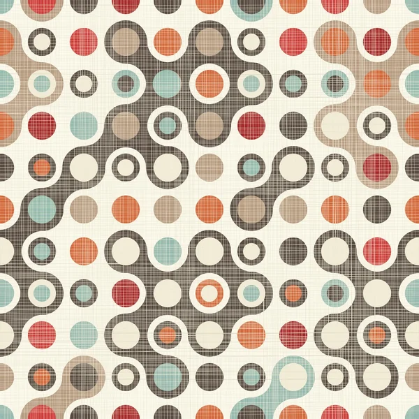 Retro abstracto patrón inconsútil colorido — Archivo Imágenes Vectoriales