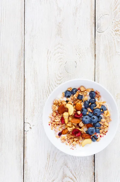 Healthy homemade breakfast. — Stock Photo, Image