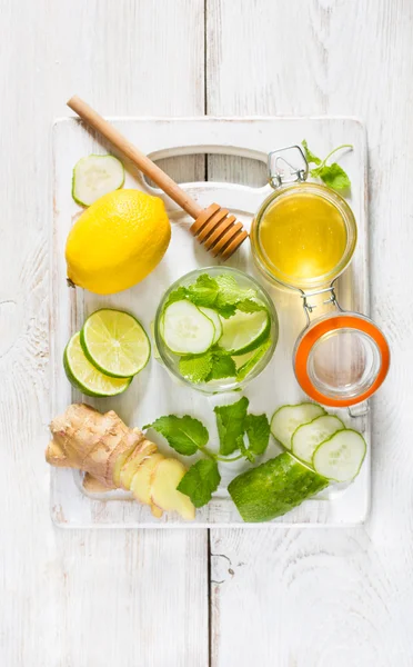 Organic detox drink. — Stock Photo, Image