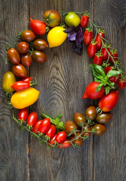 Tomates coloridos frescos . — Fotografia de Stock