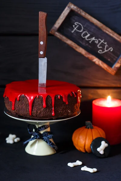 Bleeding monster cake. — Stock Photo, Image