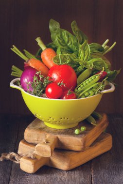 Sebze. Tonda fotoğraf.