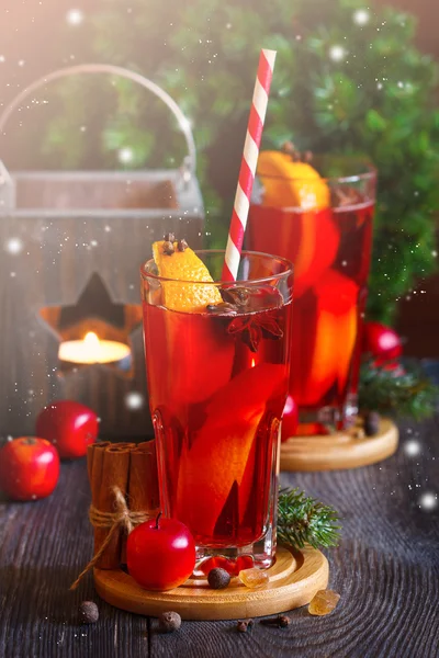 Weihnachtsglühwein. — Stockfoto