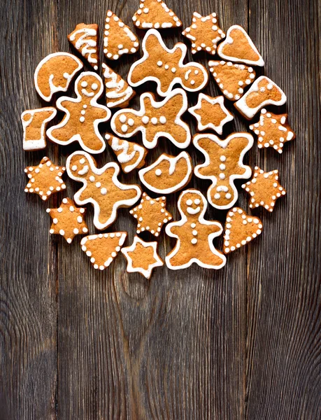 Galletas de jengibre de Navidad. —  Fotos de Stock