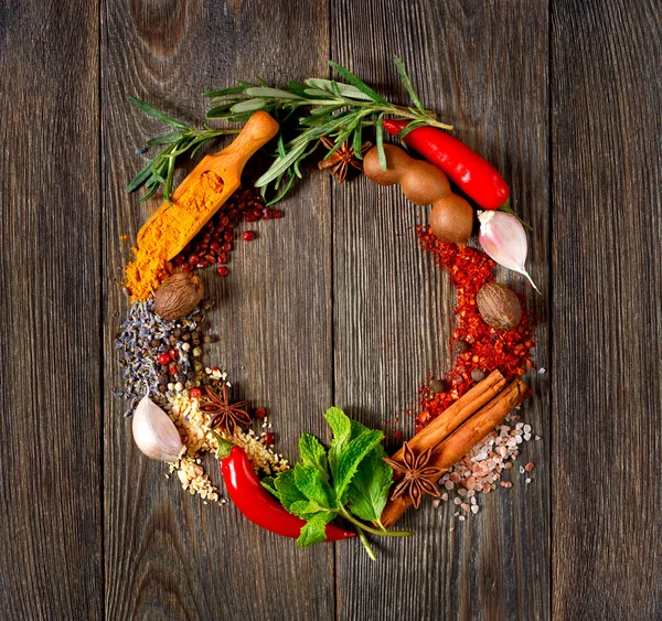 Spices and herbs. — Stock Photo, Image