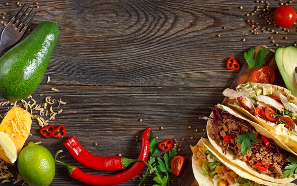 Comida mexicana de rua . — Fotografia de Stock