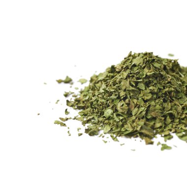 Kuru kişniş izole yığını