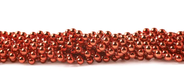 Line of beads garland thread isolated — Stock Photo, Image
