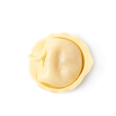 İzole tek mantı hamur tatlısı