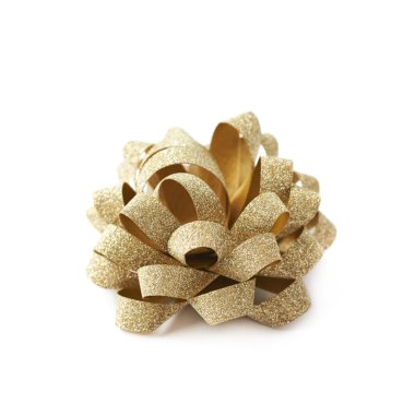 İzole decorational şerit hediye yay