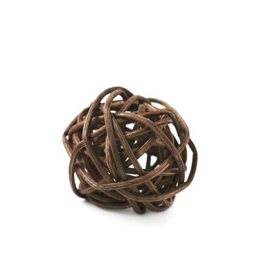 Dekoratif saman topu izole