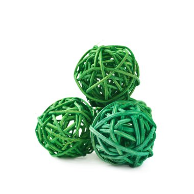 Saman topları izole yığını