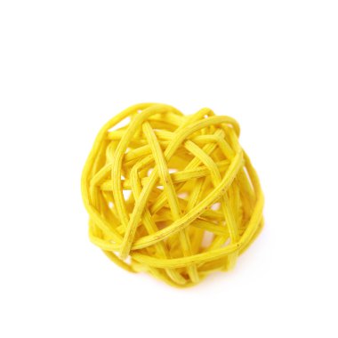 Dekoratif saman topu izole