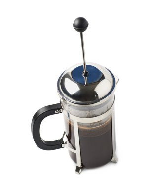 Fransız basın kahve makinesini izole