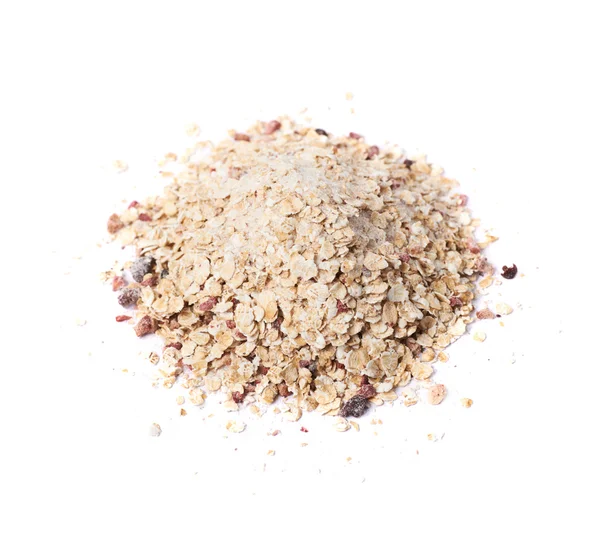 Tumpukan groats oatmeal terisolasi — Stok Foto