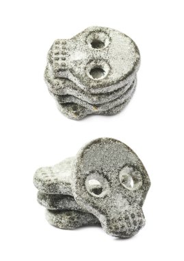 Meyan kökü şeker şeklinde kafatası