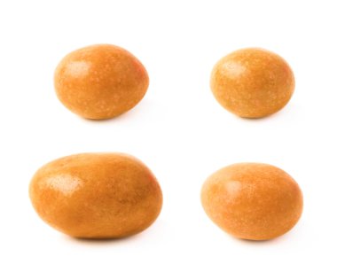 İzole çikolata fıstık şeker