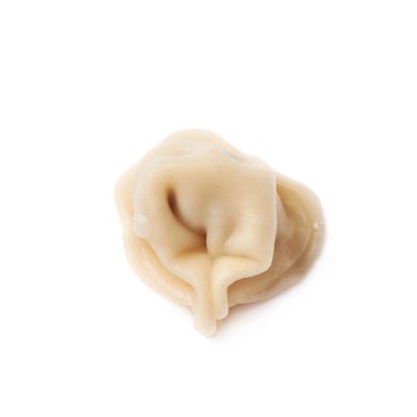 İzole tek pişmiş hamur tatlısı