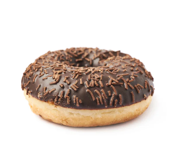 Chocolate donut isolerade — Stockfoto
