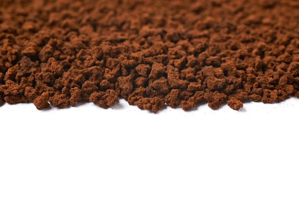 Powierzchnia pokryta kawa rozpuszczalna — Zdjęcie stockowe