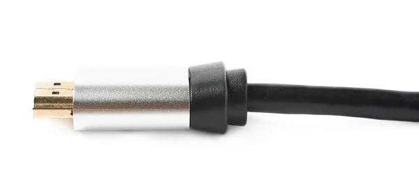Plugue macho HDMI tipo A isolado — Fotografia de Stock
