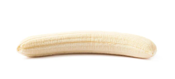 Gepelde banaan-fruit geïsoleerd — Stockfoto