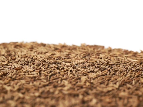 Superfície coberta com sementes de cominho — Fotografia de Stock