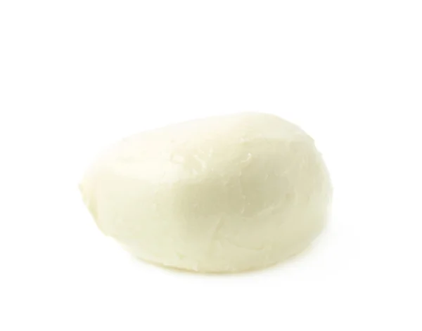 Mozzarella ost bollen isolerade — Stockfoto