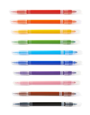 Keçeli kalem marker izole