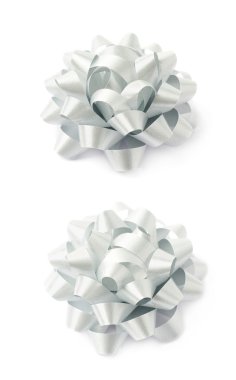 İzole decorational şerit hediye yay