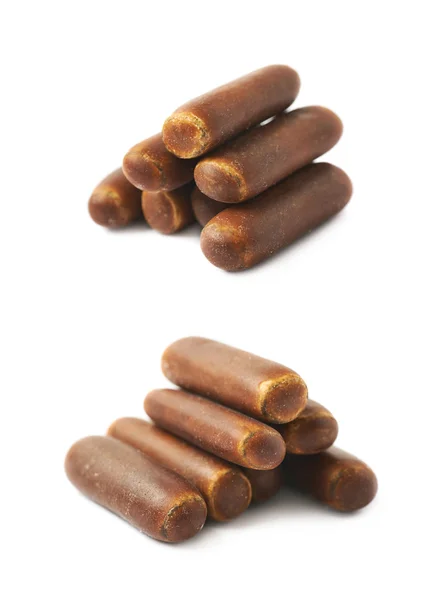 Chocolade coated zoethout stok — Stockfoto