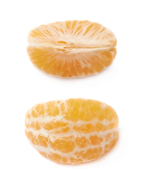 Tangerine cirkelsektor isolerade — Stockfoto