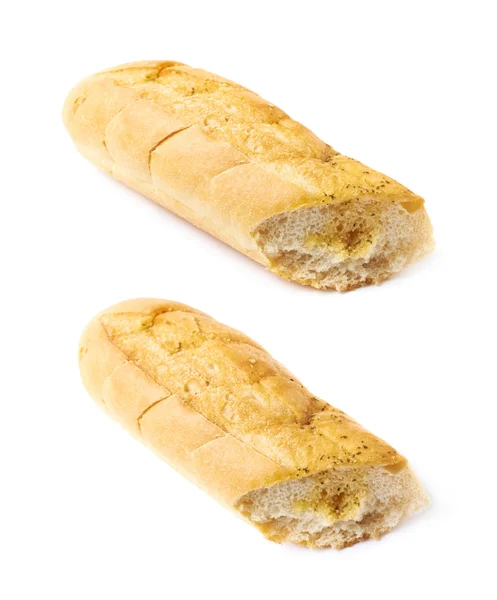 İtalyan ciabatta beyaz ekmek izole — Stok fotoğraf