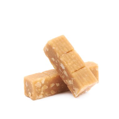 Toffee Şeker izole Fındıklı