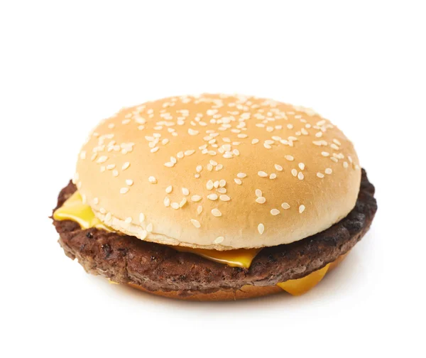 Friss hamburger elszigetelt — Stock Fotó