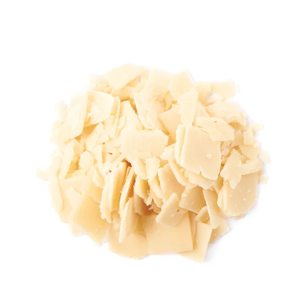 Pile of parmesan cheese flakes — Stock Photo, Image