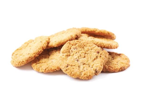 分離された複数のクッキーの山 — ストック写真