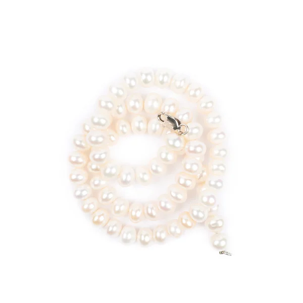 Pearl necklace isolated — Stock Photo, Image