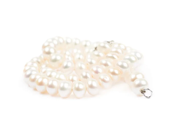 Pearl necklace isolated — Stock Photo, Image