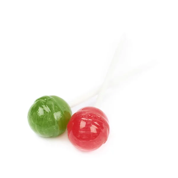 Lollipop candy composition isolated — Stock Photo, Image