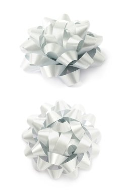 İzole decorational şerit hediye yay