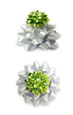 İzole decorational şerit hediye yay