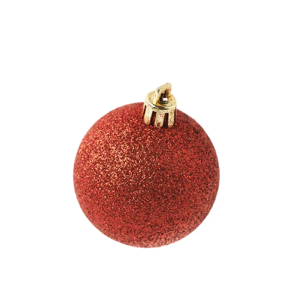 分離された単一のクリスマス ボール — ストック写真