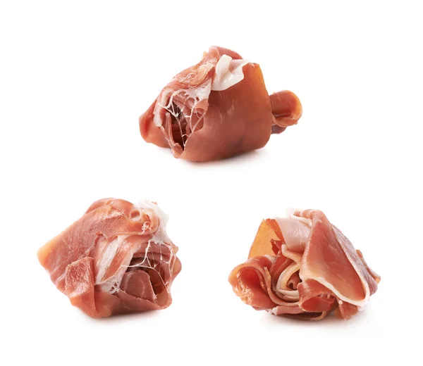 Ball of a prosciutto ham isolated — Stock Photo, Image