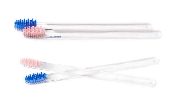 Composition of two toothbrushes — Stock Photo, Image