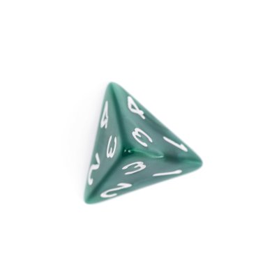 Rol yüzlü zar izole