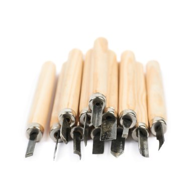 Oyma ahşap keski kompozisyon