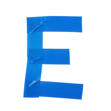 Teyp yalıtım E harfi sembolü yaptı