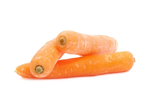 Montón de zanahorias bebé aislado — Foto de Stock